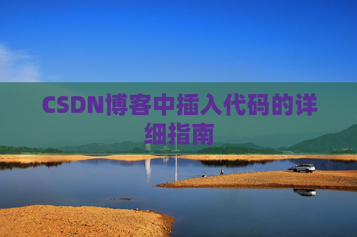CSDN博客中插入代码的详细指南